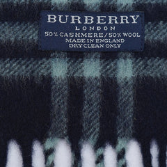 Burberry Cashmere/Wool Vintage Check Pre-Loved Scarf