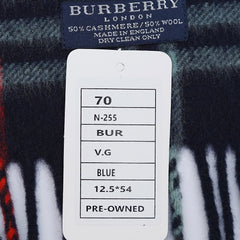 Burberry Cashmere/Wool Vintage Check Pre-Loved Scarf