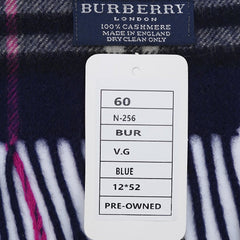 Burberry Cashmere Vintage Check Pre-Loved Scarf
