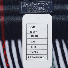 Burberry Cashmere/Wool Vintage Check Pre-Loved Scarf