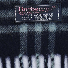 Burberry Cashmere Vintage Check Pre-Loved Scarf