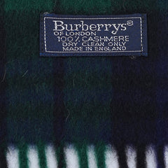 Burberry Cashmere Vintage Check Pre-Loved Scarf