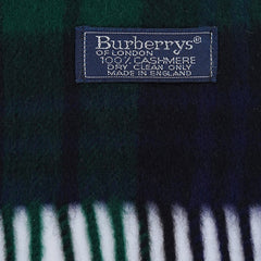 Burberry Cashmere Vintage Check Pre-Loved Scarf