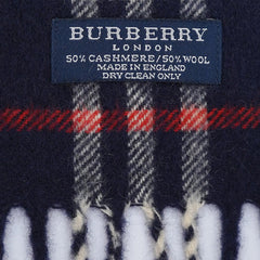 Burberry Cashmere/Wool Vintage Check Pre-Loved Scarf