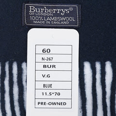 Burberry Lambswool Vintage Plain Pre-Loved Scarf