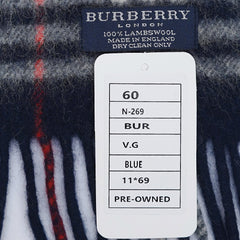 Burberry Lambswool Vintage Check Pre-Loved Scarf