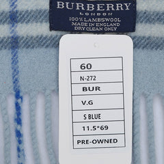 Burberry Lambswool Vintage Check Pre-Owned Scarf