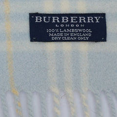 Burberry Lambswool Classic Check Pre-Owned Scarf