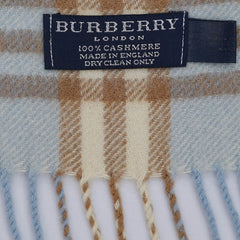 Burberry Cashmere Nova Check Check Pre-Owned Scarf