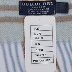 Burberry Cashmere Nova Check Check Pre-Owned Scarf