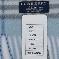 Burberry Cashmere Nova Check Check Pre-Owned Scarf