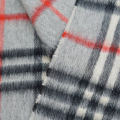Burberry’s Cashmere Plaid Print Pre-Owned Scarf