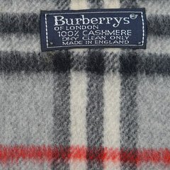 Burberry’s Cashmere Plaid Print Pre-Owned Scarf