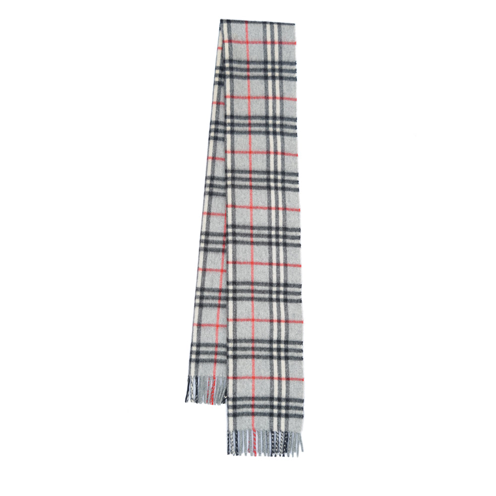 Burberry’s Cashmere Plaid Print Pre-Owned Scarf