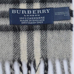 Burberry’s Cashmere Nova Check Pre-Owned Scarf