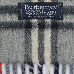 Burberry’s Cashmere Plaids & Check Pre-Owned Scarf