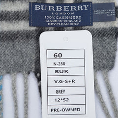 Burberry Cashmere House Check Pre-Owned Scarf