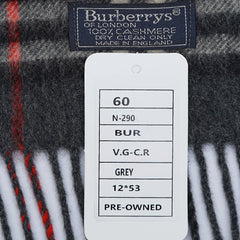 Burberry’s Cashmere Vintage Check Pre-Owned Scarf