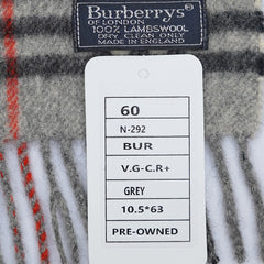 Burberry’s Lambswool Nova Check Pre-Owned Scarf