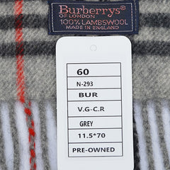 Burberry’s Lambswool Nova Check Pre-Owned Scarf