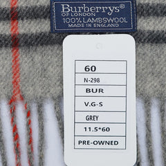 Burberry’s Lambswool Vintage Check Pre-Owned Scarf