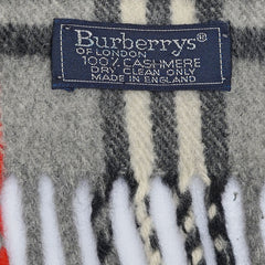 Burberry’s Cashmere Nova Check Pre-Owned Scarf