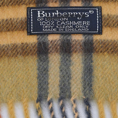 Burberry’s Cashmere Plaids & Check Pre-Owned Scarf