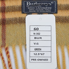 Burberry’s Cashmere Plaids & Check Pre-Owned Scarf