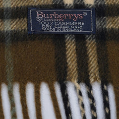 Burberry’s Cashmere Plaids & Check Pre-Owned Scarf