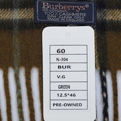 Burberry’s Cashmere Plaids & Check Pre-Owned Scarf