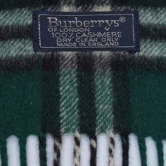 Burberry’s Cashmere Plaids & Check Pre-Owned Scarf