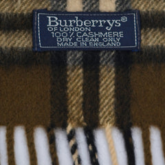 Burberry’s Cashmere Vintage Check Pre-Owned Scarf