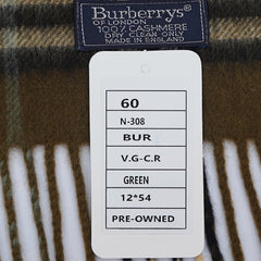 Burberry’s Cashmere Vintage Check Pre-Owned Scarf