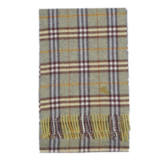 Burberry Lambswool Plaids & Check Pre-Owned Scarf