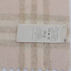 Burberry Cashmere Vintage Check Pre-Owned Scarf