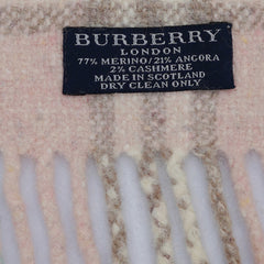 Burberry Wool Vintage Check Pre-Owned Scarf