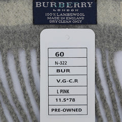 Burberry Lambswool Pre-Owned Scarf