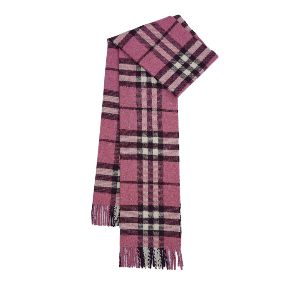 Burberry Lambswool Large Check Pre-Owned Scarf