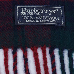 Burberry’s Lambswool Plaids & Check Pre-Owned Scarf