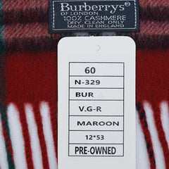 Burberry’s Cashmere Classic Check Pre-Owned Scarf