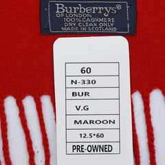 Burberry’s Cashmere Plain Pre-Owned Scarf