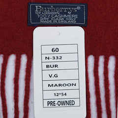Burberry’s Cashmere Plain Pre-Owned Scarf