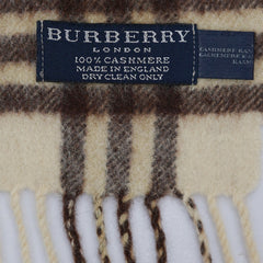 Burberry Cashmere Nova Check Pre-Owned Scarf