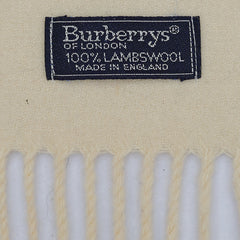 Burberry’s Lambswool Plain Pre-Owned Scarf