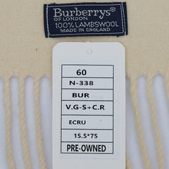 Burberry’s Lambswool Plain Pre-Owned Scarf
