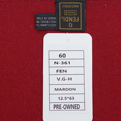 Fendi Wool Plain Pre-Owned Scarf