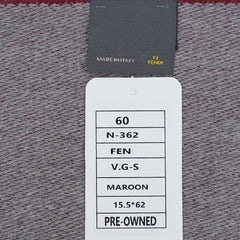 Fendi Wool Reversible Plain Pre-Owned Scarf