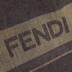 Fendi Wool Graphic Print Pre-Owned Scarf