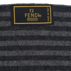 Fendi Wool FF Logo Print Pre-Owned Scarf