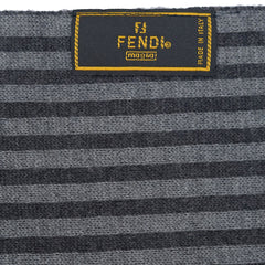 Fendi Wool FF Logo Print Pre-Owned Scarf